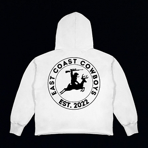 ECC- Cowboy Bigfoot Riding A Buck Hoodie